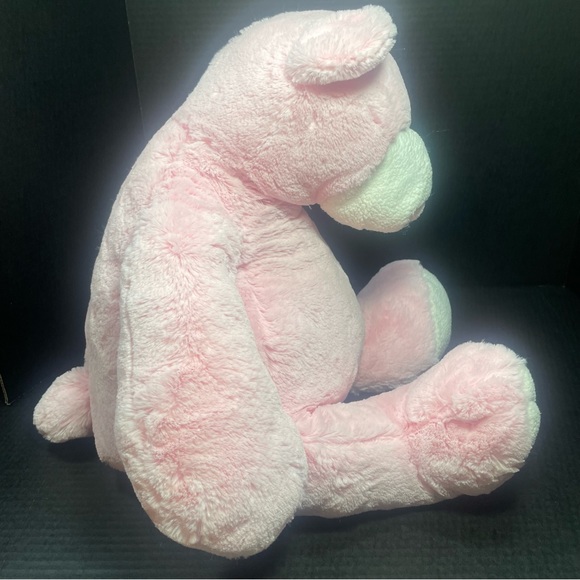 JUMBO REALLY BIG RARE VHTF BNWT VINTAGE Mary Meyer Huge Pink Teddy Bear GR8 Gift - Picture 9 of 15